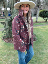 Load image into Gallery viewer, Lazy J Quilted Snap Jacket
