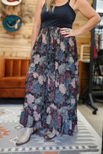 Load image into Gallery viewer, Floral Drawstring Maxi Skirt
