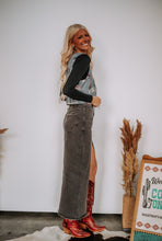 Load image into Gallery viewer, Washed Denim Maxi Skirt
