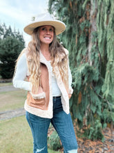 Load image into Gallery viewer, Tan Faux Suede Vest

