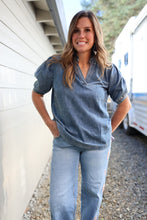 Load image into Gallery viewer, Amande Denim Blouse
