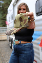 Load image into Gallery viewer, Camo Concho Trucker Hat
