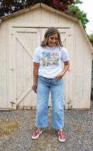 Load image into Gallery viewer, Vintage Floral Flag Tee
