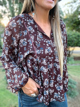 Load image into Gallery viewer, Floral Babydoll Top
