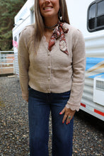 Load image into Gallery viewer, Lace Trim Button Front Cardigan
