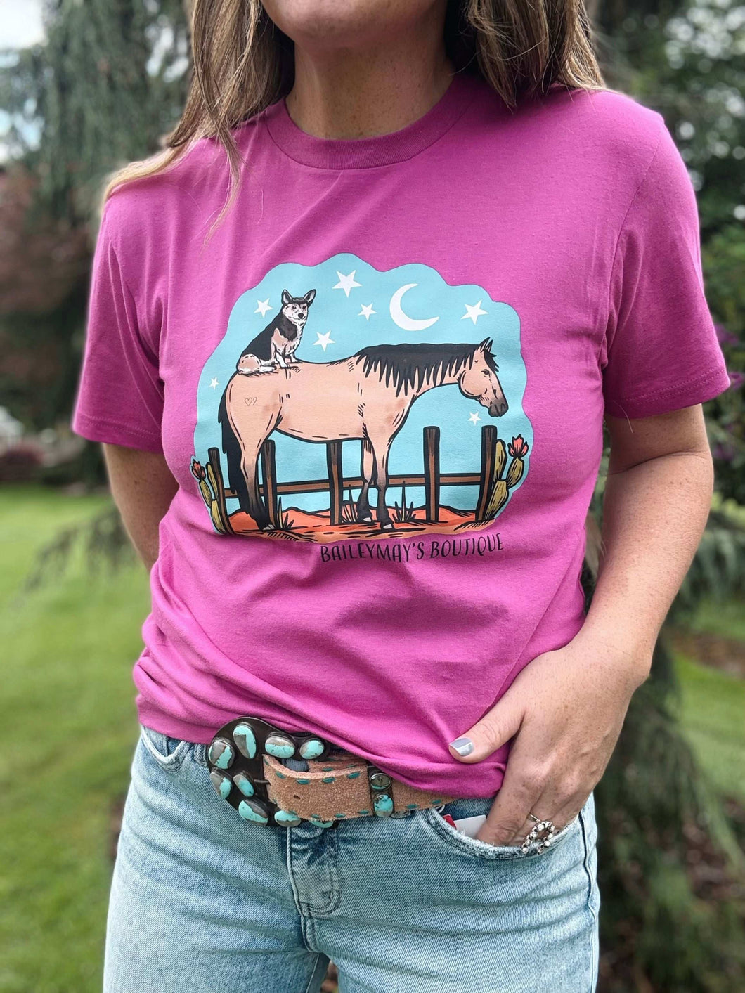 Pink Nikki Graphic Tee