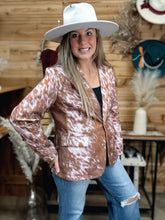 Load image into Gallery viewer, Faux Cowhide Blazer
