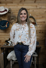 Load image into Gallery viewer, Marigold Floral Blouse
