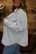 Load image into Gallery viewer, Denim Stripe Shacket
