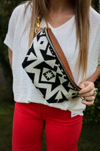 Load image into Gallery viewer, Black And White Sling Bag
