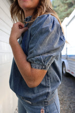Load image into Gallery viewer, Amande Denim Blouse
