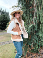 Load image into Gallery viewer, Tan Faux Suede Vest
