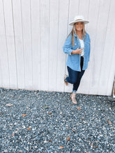 Load image into Gallery viewer, Denim Snap Top
