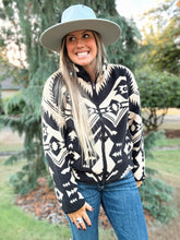 Load image into Gallery viewer, Black Aztec Canyon Jacket

