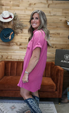 Load image into Gallery viewer, Mauve Shirt Dress
