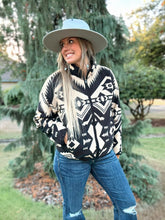 Load image into Gallery viewer, Black Aztec Canyon Jacket
