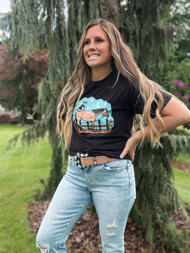 Nikki Graphic Tee Black
