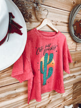 Load image into Gallery viewer, Prickly Cactus Long Crop Tee
