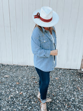 Load image into Gallery viewer, Denim Snap Top
