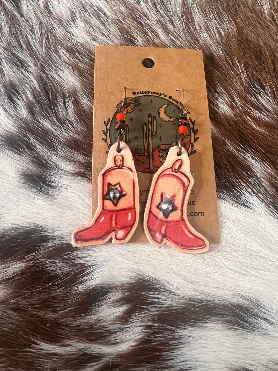 Boot Earrings