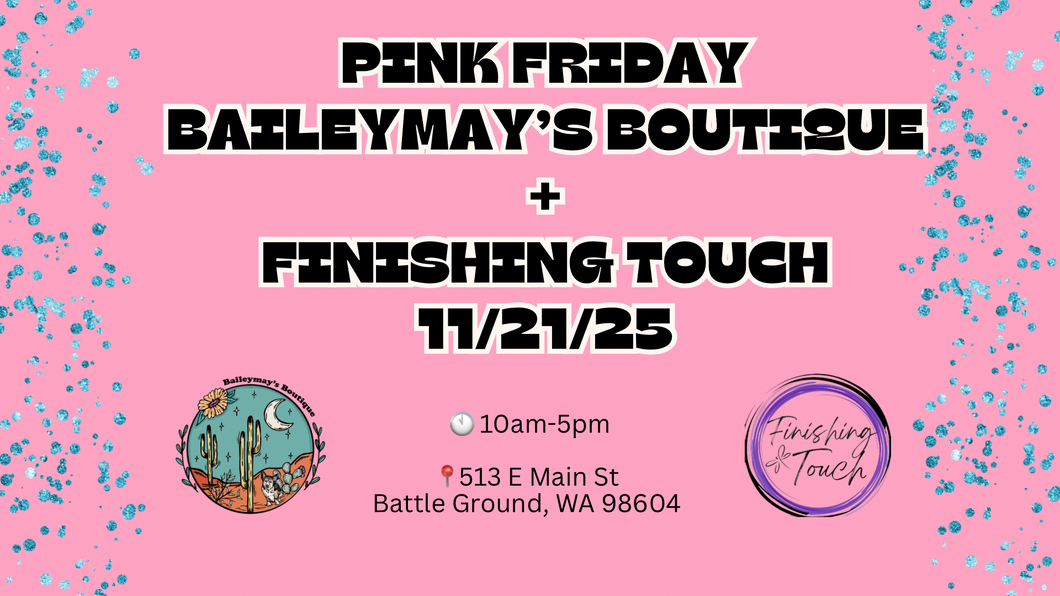 Pink Friday at Finishing Touch