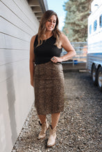 Load image into Gallery viewer, Acacia Faux Leather Python Skirt
