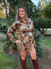 Load image into Gallery viewer, Button-Up Shirt Romper
