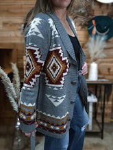 Load image into Gallery viewer, Aztec Belted Cardi
