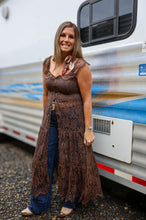 Load image into Gallery viewer, Chocolate Lace Button Front Duster
