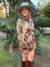 Load image into Gallery viewer, Button-Up Shirt Romper
