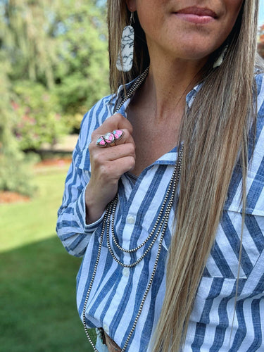 Buffalo Slab Earrings