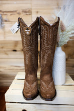 Load image into Gallery viewer, Casanova Oiled Tan Suede Boot
