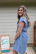 Load image into Gallery viewer, The Annie Oxford Stripe Dress
