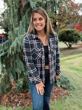 Load image into Gallery viewer, Black Red Plaid Shirt
