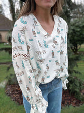 Load image into Gallery viewer, Long Sleeve Rodeo Top
