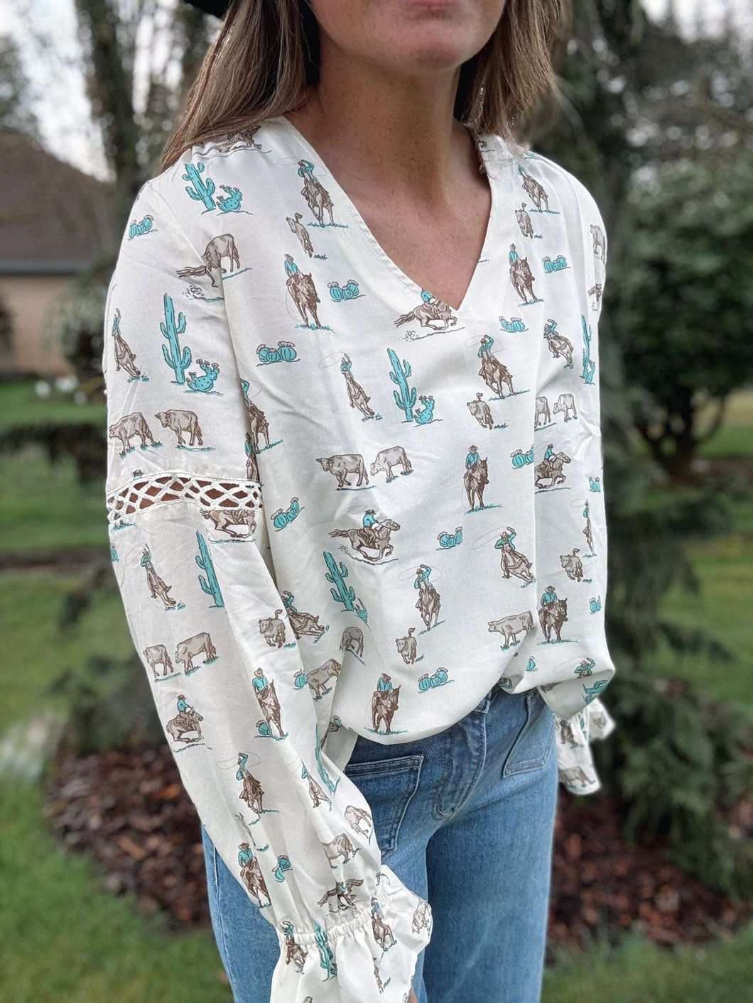 Long Sleeve Rodeo Top