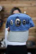 Load image into Gallery viewer, Retro Concho Two-Tone Trucker Hat
