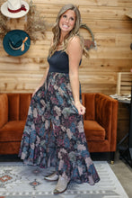 Load image into Gallery viewer, Floral Drawstring Maxi Skirt
