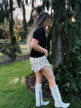 Load image into Gallery viewer, White Leopard Shorts
