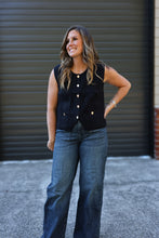Load image into Gallery viewer, Black Sweater Vest
