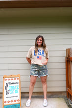 Load image into Gallery viewer, Denim Camo Shorts
