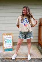 Load image into Gallery viewer, Denim Camo Shorts
