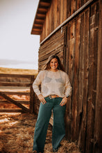 Load image into Gallery viewer, Wide Leg Teal Pants
