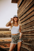 Load image into Gallery viewer, Denim Camo Shorts
