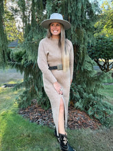 Load image into Gallery viewer, Midi Knit Sweater Dress
