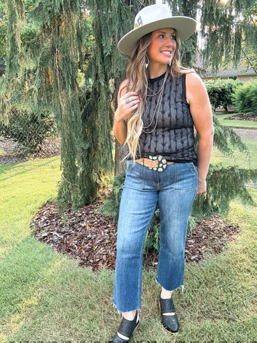 Midnight Lady Lace Top