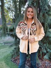 Load image into Gallery viewer, Stone Aztec Shirt Jacket
