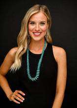 Load image into Gallery viewer, Turquoise and Faux Navajo Pearl Necklace
