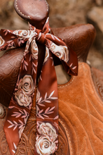 Load image into Gallery viewer, Rustic Wild Roses Twilly Scarf
