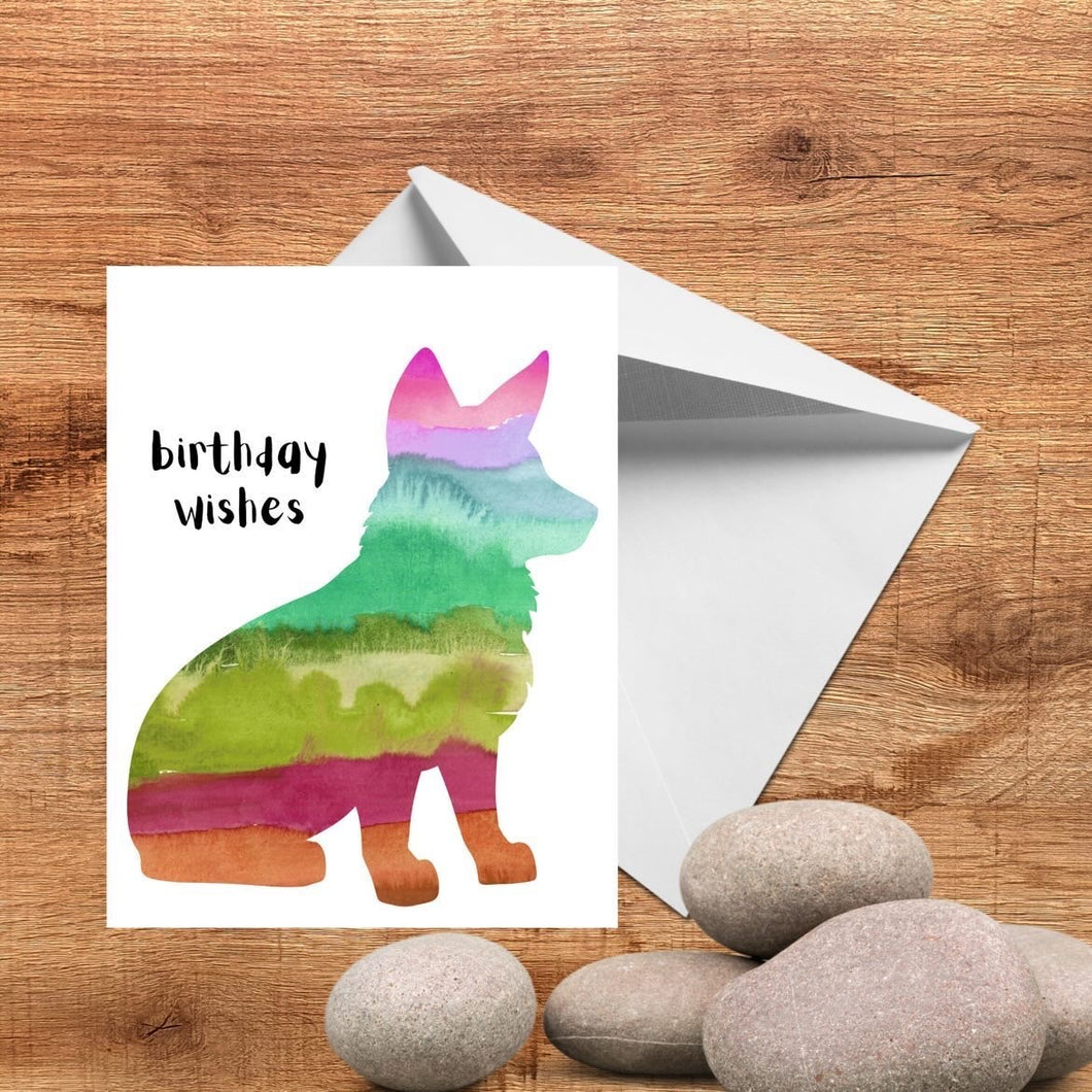 Birthday Wishes Blank Card